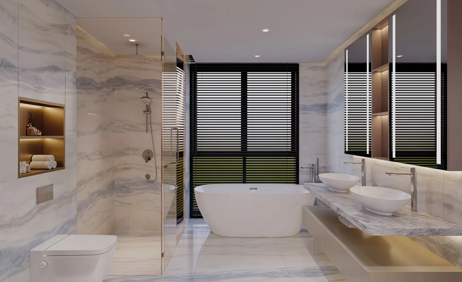 Master bathroom, artist's impression