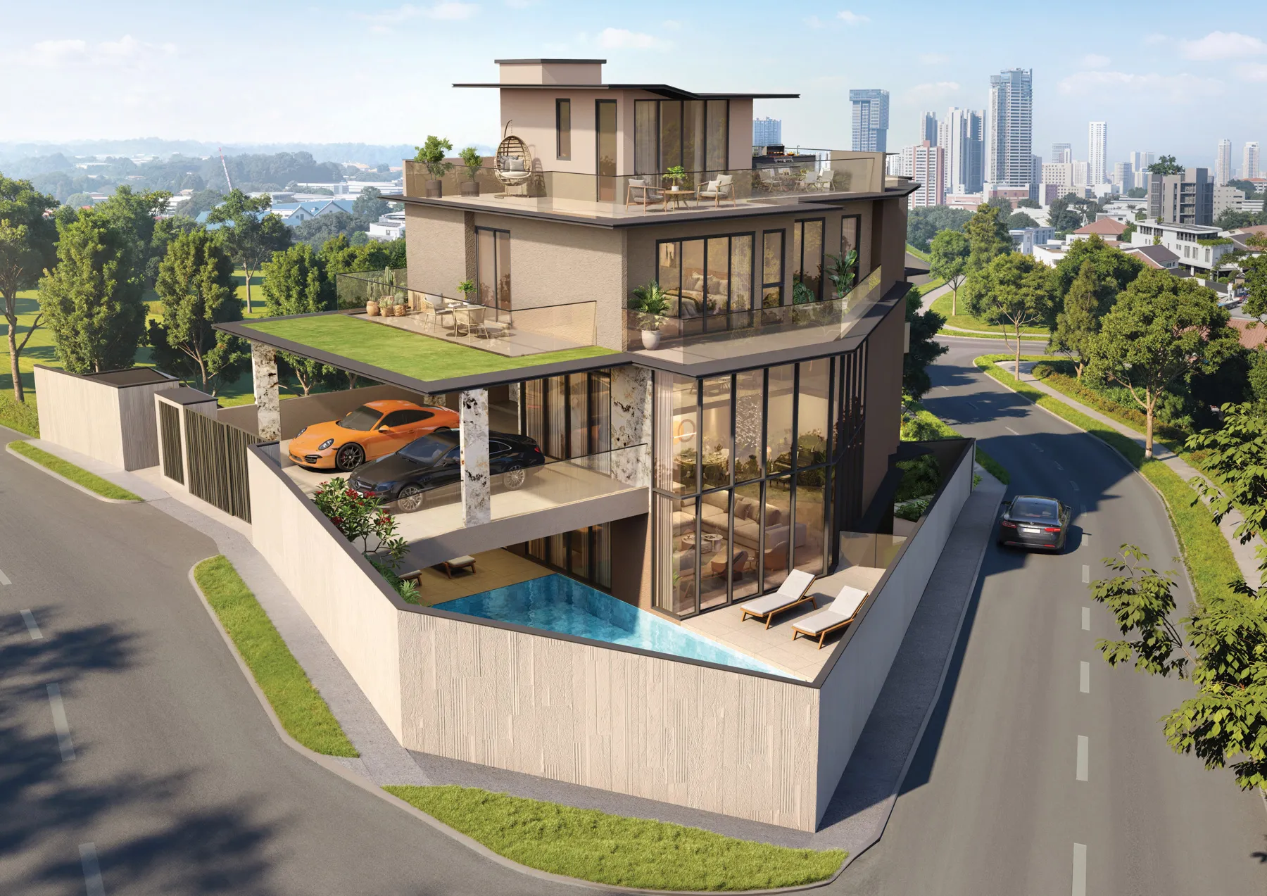 Type D detached house at 8 Chancery Hill Road, artist's impression